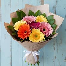 Букет яркий день в Алексеевка Алексеевский район Букет цветов из:  Герберы в Алексеевка Алексеевский район
