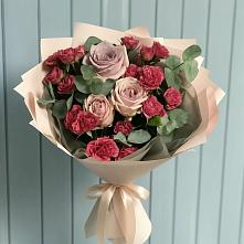 Букет цветов из:  Гвоздики и Розы в Алексеевка Алексеевский район